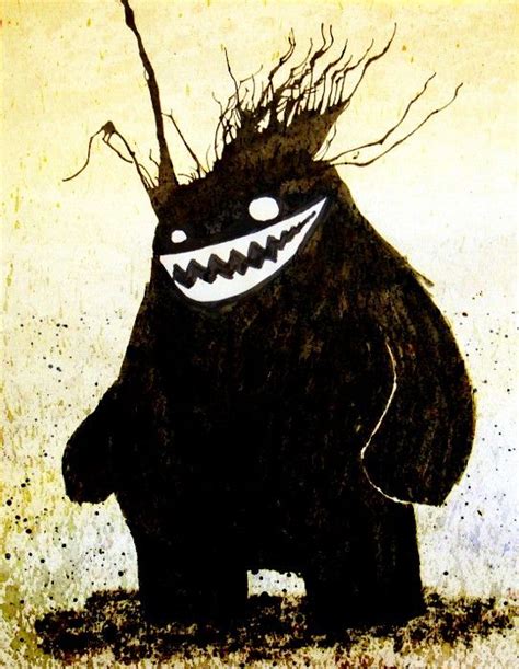 Ink Head Monster By Sticmann On Deviantart Monster Drawing Monster Art
