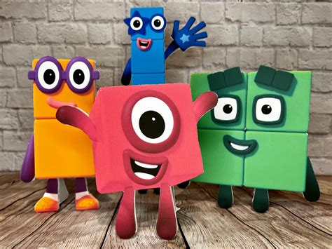 Numberblocks Standing Character Cutout Etsy Canada