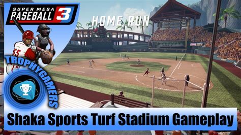 Run up the score in a relaxed slugfest or push the limits of your reflexes in this refined baseball simulator. Super Mega Baseball 3 Shaka Sports Turf Stadium Day Time ...