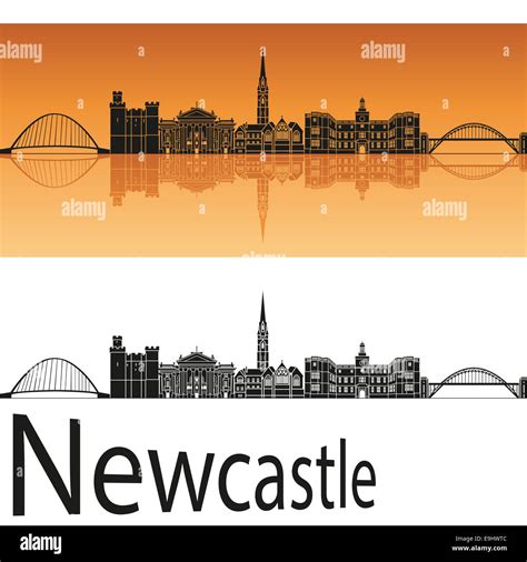 Newcastle Skyline Silhouette Hi Res Stock Photography And Images Alamy