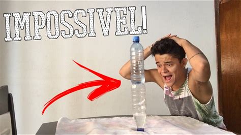 Fiz O Impossivel Desafio Da Garrafa Water Bottle Flip Youtube