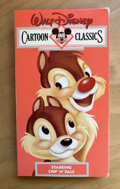 Vintage Walt Disney Cartoon Classics Staring Chip N Dale Vhs Euc 4 99 Picclick