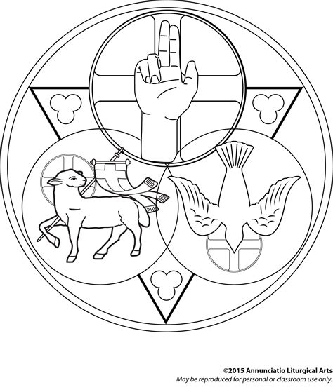 Holy Trinity Coloring Page at GetColorings.com | Free printable