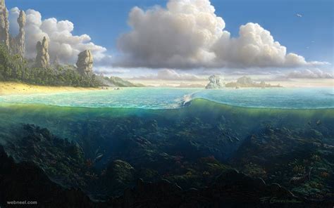 25 Beautiful Digital Art Landscapes And Matte Paintings By