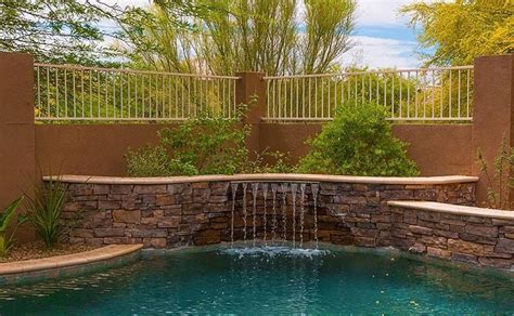 37 Swimming Pool Water Features Waterfall Design Ideas Designing Idea