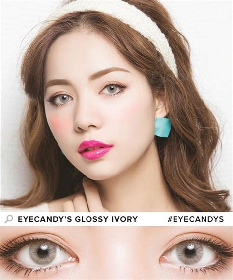 Buy Eyecandys Glossy Ivory Colored Contacts Eyecandys Natural Contact Lenses Circle Contact