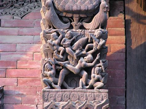 Erotic Carving On Temple Taken In Kathmandu Durbar Square Flickr