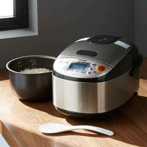 Zojirushi, a designer and manufacturer from japan, one of the world's leading makers of rice cookers. Zojirushi Rice Cooker, 3-Cup | Crate and Barrel