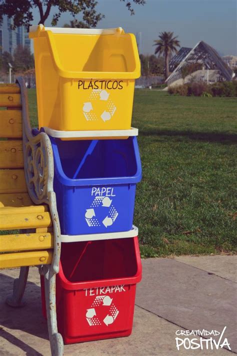 Para darte una idea, el 90% de la basura que produces a diario es reciclable. Mejores 9 imágenes de Contenedores de Reciclaje en ...