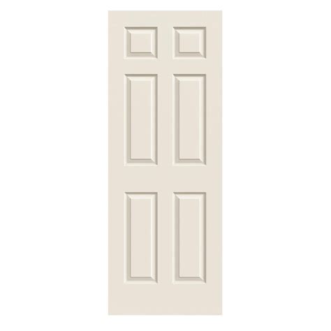 Jeld Wen 24 In X 80 In 6 Panel Colonist Primed Textured Molded