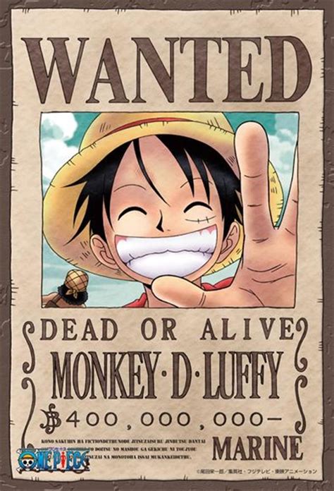 Luffy One Piece Wanted Poster Picture One Piece Japan Monkey D Luffy Luffy