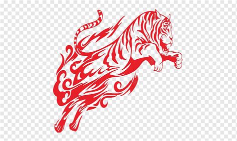 Tiger Logo Drawing Jumping Tiger White Animals Text Png Pngwing
