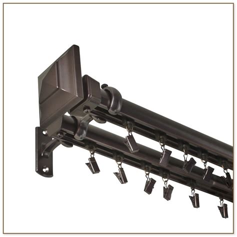 1,736 double drapery rod products are offered for sale by suppliers on alibaba.com, of which curtain poles, tracks & accessories accounts for 10%. Double Traverse Curtain Rod