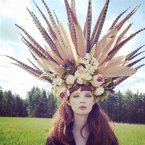 Amazing Wedding Headdresses And Floral Crowns Floral Headdress Wedding Headdress Flower