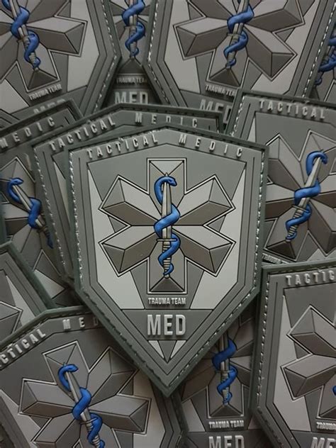 Tactical Medic Pvc Morale Tactical Military Patch Hook And Loop