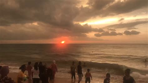 Sunset Browns Beach Negombo Sri Lanka 🌅 🌞 Youtube