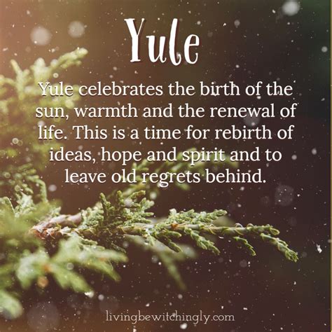 Yule Celebrating The Return Of The Sun And The Winter Solstice