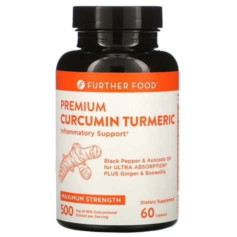 Further Food Premium Curcumin Turmeric Maximum Strength Mg