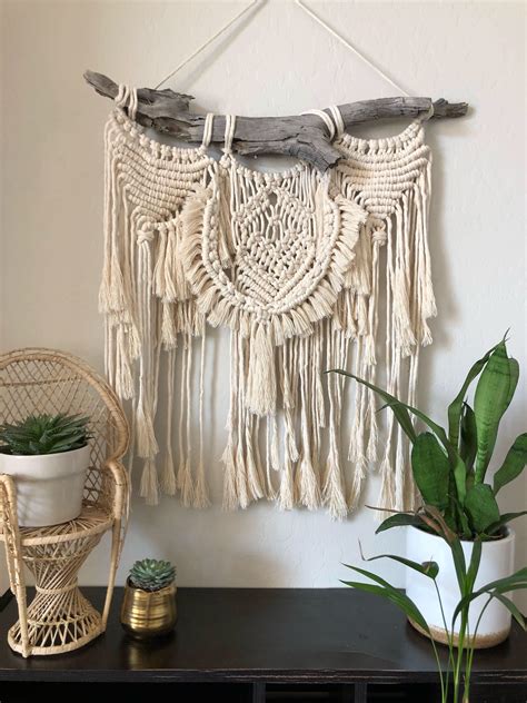 Macramé Wallhanging Etsy Macrame Design Macrame Patterns Macrame