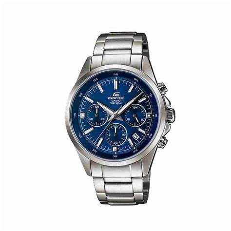 casio edifice efr 526d 7av white dial chronograph wrist watch