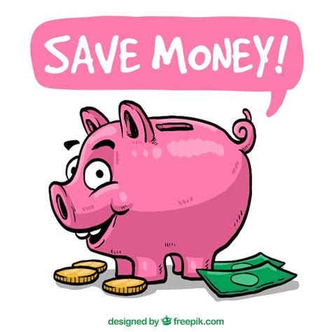 Save Money Illustration Vector Free Download