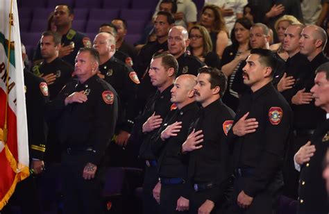 Anaheim Fire And Rescue Honors Academy Graduates Personnel Behind The