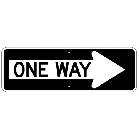 One Way Right Sign Us Signs And Safety