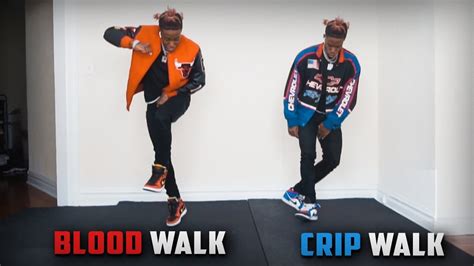 Crip Walk Vs Blood Walk Tutorial Youtube