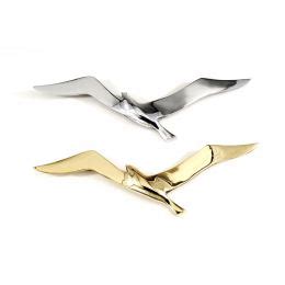 Although they can live in many places, seagulls are often associated with beaches and. Flying Seagull Bird - Handmade Metal Wall Art Decor - Silver, Small 27cm (10.6")