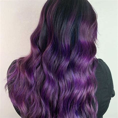 5 Pro Formulas For Dark Purple Hair Wella Professionals Artistic