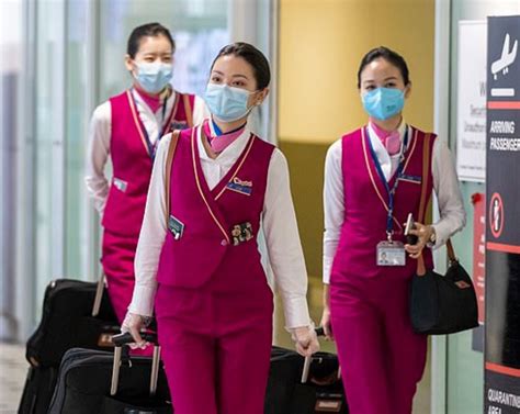 Flight Attendants Wearing Masks Returning From China Travel Off Path