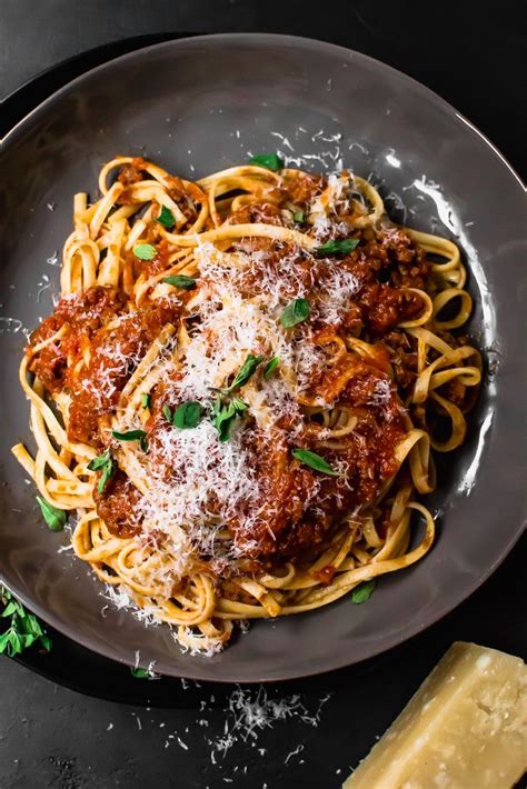 Ice cream & chilled desserts. Traditional Bolognese Sauce with Ground Beef and Pork ...