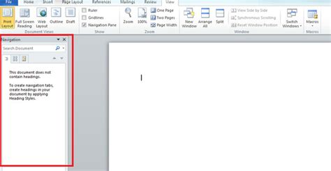 Maybe you would like to learn more about one of these? Office Word 2010 Search: Navigation Pane