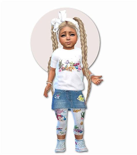 Designer Set For Toddler Girls From Sims4 Boutique Sims 4 Downloads