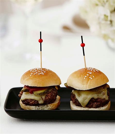 We have the wagyu beef burger. Mini wagyu burgers | Recipe | Wagyu burger, Food recipes, Beef sliders