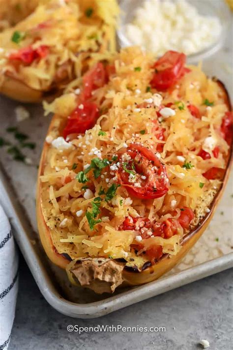 Baked Spaghetti Squash Spend With Pennies