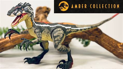 Mattel Amber Collection Jurassic Park 3 Male Velociraptor Review