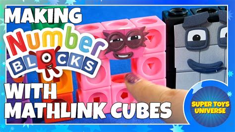 Making Mathlink Cube Numberblocks Youtube