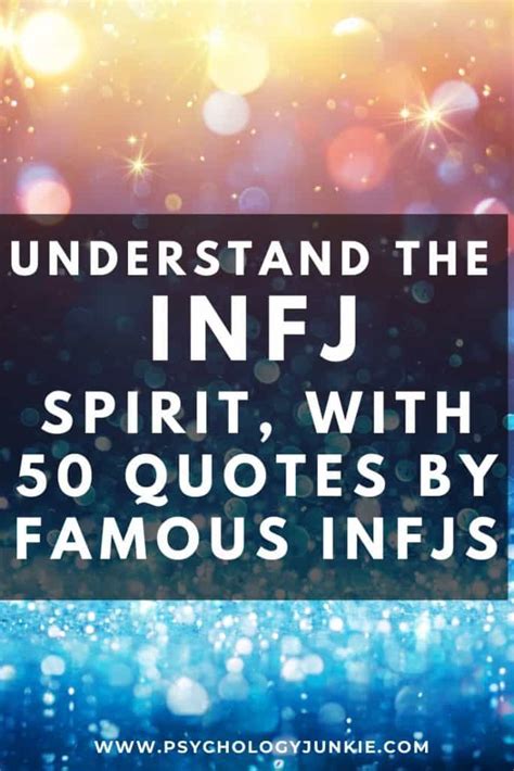 Understand The Infj Spirit With 50 Quotes By Infjs Psychology Junkie