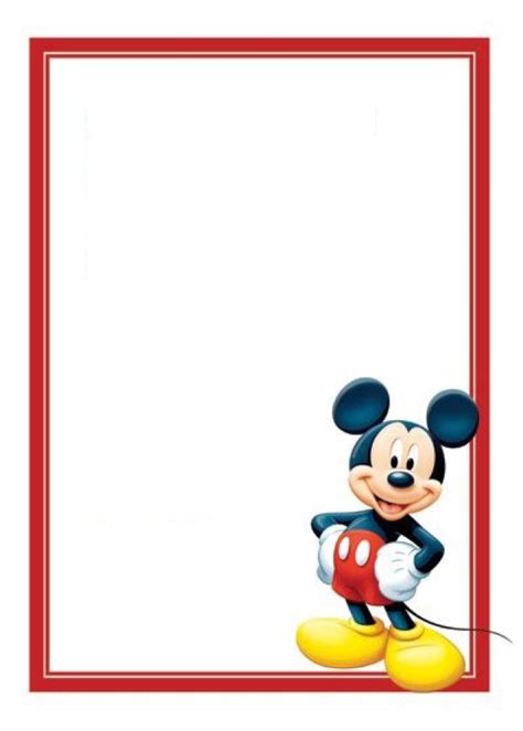 Pin Oleh Wilda Nibras Di Frames Borders Etc Ulang Tahun Mickey