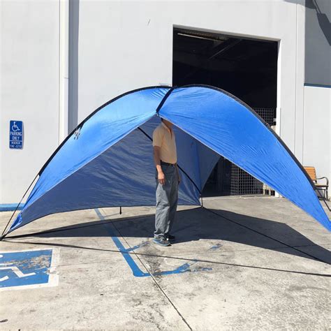 Blue Portable Sun Shade Shelter Cabana Beach Tent Outdoor Uv Pop Up 16