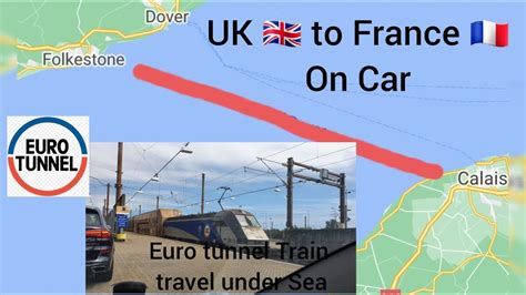 England To France Under Sea Eurotunnel Le Shuttle Channel Tunnel