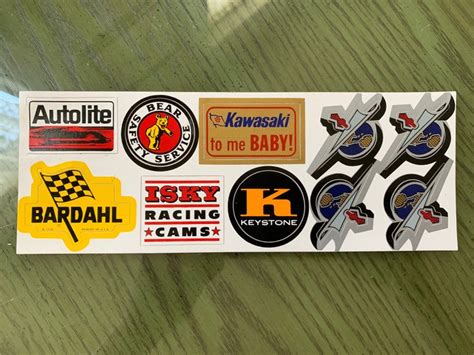 Vintage 1960s Drag Racing Sticker Sheet Etsy