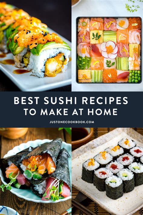 Best Sushi Recipes To Make At Home How To Guide • Just One Cookbook