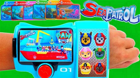 Paw Patrol Sea Patrol Patroller Pup Pad Chase And Marshall Rescue Sea