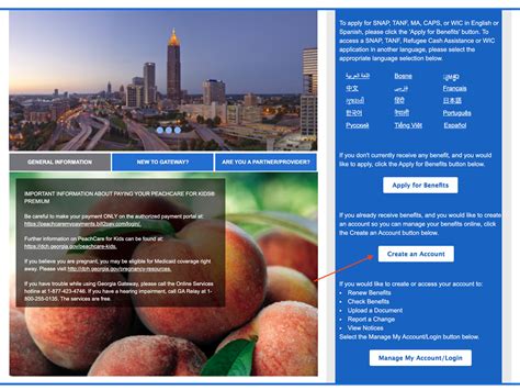 Gateway.ga.gov Create an Account Instructions - Georgia Food Stamps Help