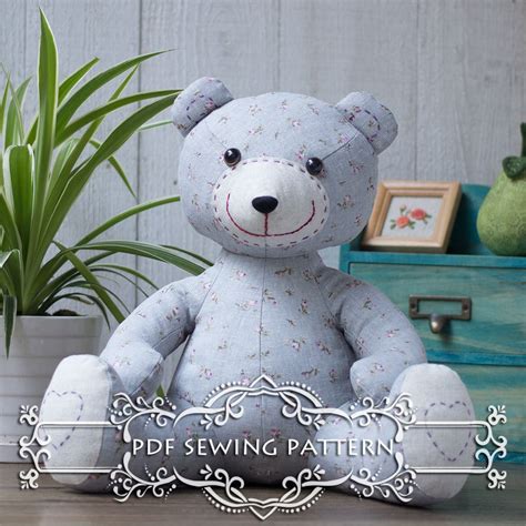 Easy Stuffed Teddy Bear Sewing Pattern How To Make A Teddy Bear