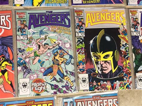 25 Marvel Comics The Avengers Comic Books