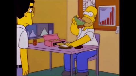 Homer Eats More Like A Duck 4 May 1997 S08e23 Youtube
