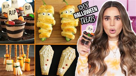 Last Minute Easy Halloween Treats Halloween Recipes Diy Snacks By Rosanna Pansino Youtube